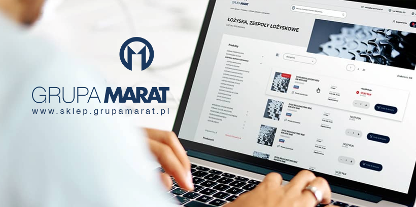 Platforma e-commerce firmy Marat wychodzi naprzeciw potrzebom rynku, jest oknem na świat dla zasobów magazynowych oraz pozwala składać zamówienia przez 365 dni w roku i 24 godziny na dobę. Fot. mat. pras.