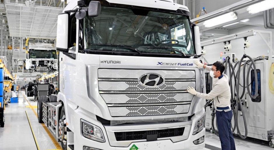 Wodorowe ciężarówki Hyundaia wjadą na ulice kolejnych krajów Europy