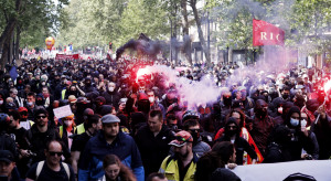 Francja: Zamieszki podczas demonstracji 1-majowej w Paryżu