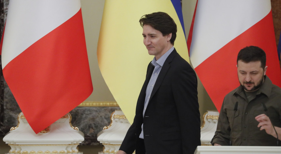 Ukraina: Premier Kanady podczas wizyty w Kijowie zapowiedział dostawy broni
