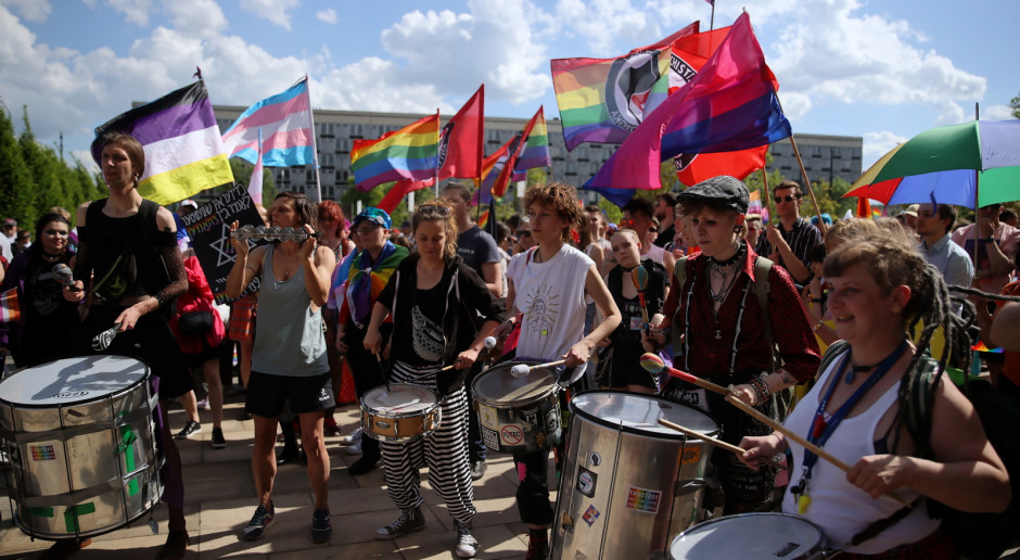 Ok. 9 tys. osób na 18. Marszu Równości w Krakowie