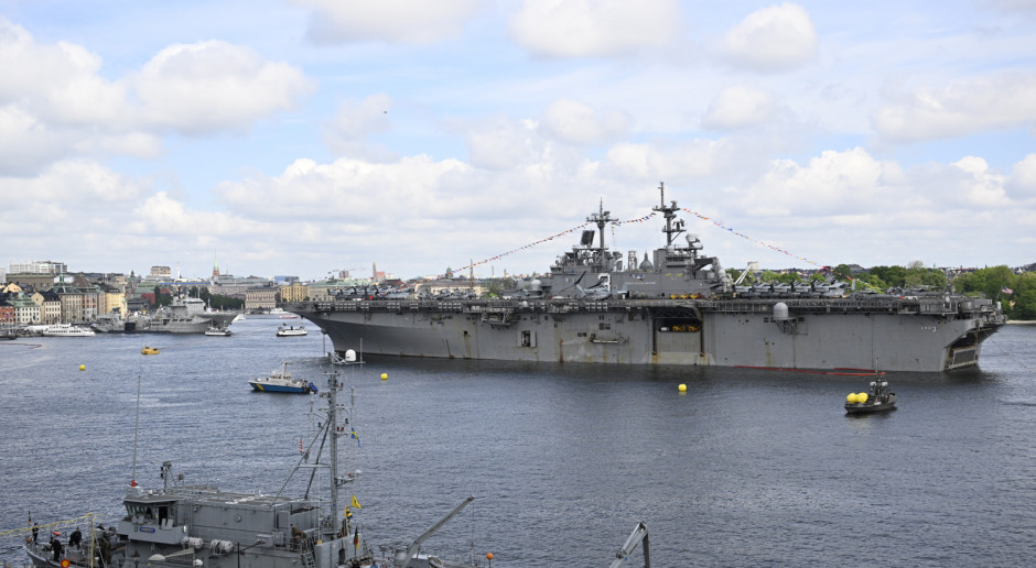 W Sztokholmie jest 40 okrętów NATO. Towarzyszą im obchody 500-lecia szwedzkiej floty