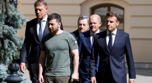 Ukraińcy o wizycie Scholza, Macrona i premiera Włoch: To PR