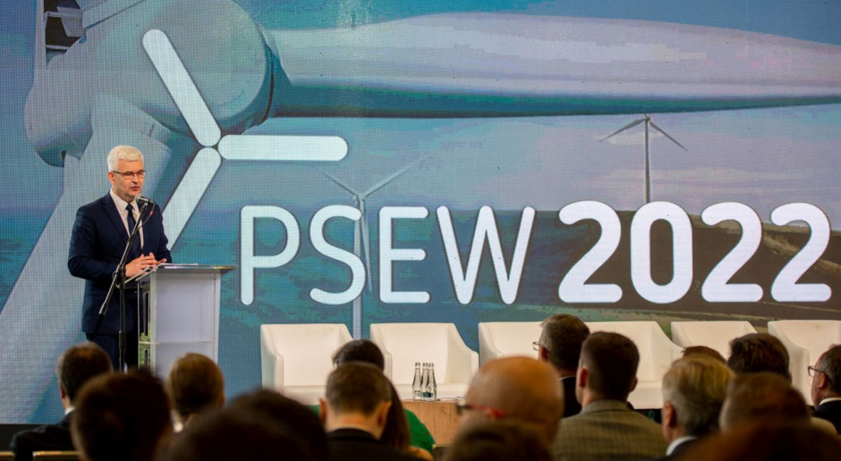 Ireneusz Zyska, podsekretarz stanu w Ministerstwie Klimatu i Środowiska, na konferencji PSEW 2022 (Fot. mat. PSEW)