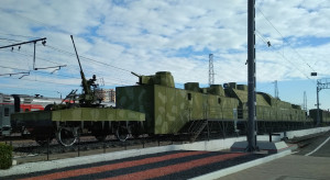 Rosja chwali się pociągiem pancernym w wojnie na Ukrainie