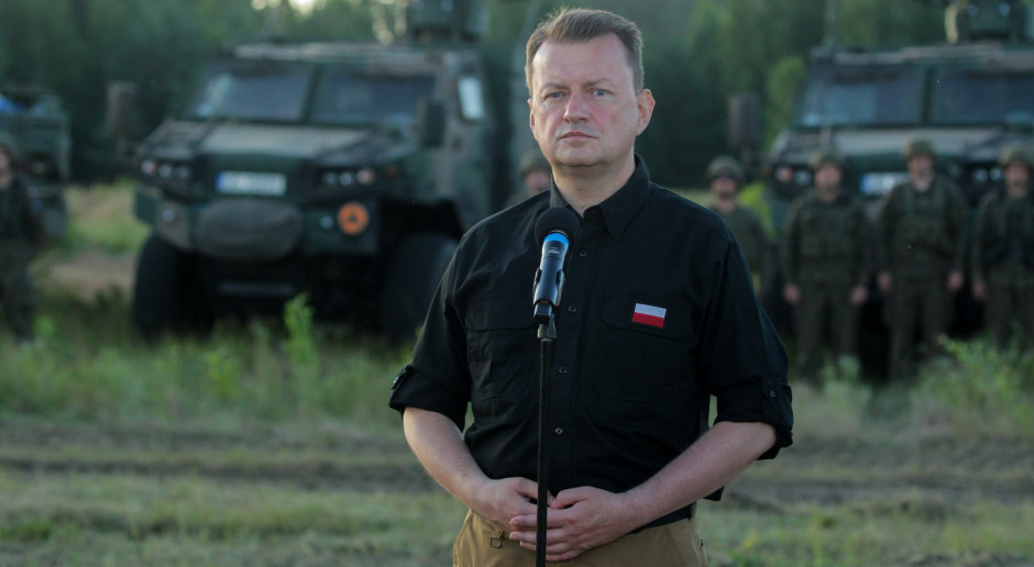 Błaszczak: z każdym dodatkowym żołnierzem Polska jest bezpieczniejsza