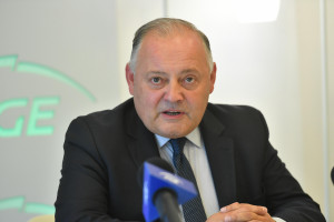 Prezes PGE Wojciech Dąbrowski
