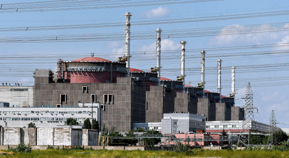 Energoatom: siły rosyjskie znów ostrzelały Zaporoską Elektrownię Atomową