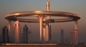 DUBAJ: Wieżowiec Burj Khalifa otoczy wielki pierścień jak ze Star Wars