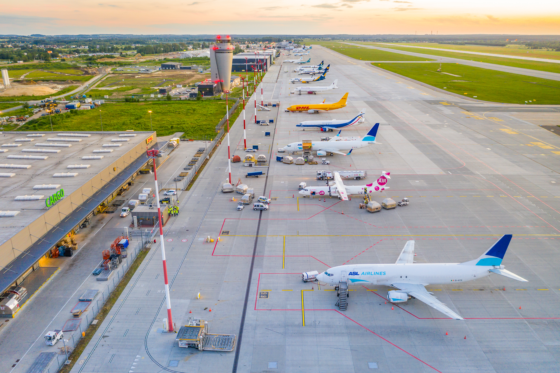 Przewozy cargo pozwoliły lotnisku w Pyrzowicach przetrwać najtrudniejsze miesiące pandemii.fot. mat. pras. Katowice Airport
