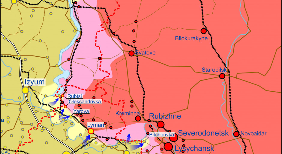 Sytuacja na froncie wojny Rosji z Ukrainą (21.09.22)