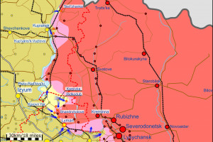 Approximate situation on the war front in Ukraine as of September 27, 2022.