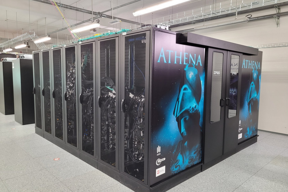 Athena - najszybszy w kraju superkomputer uruchomiony w AGH