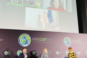 Sesja „REPowerEU: klimat, bezpieczeństwo, gospodarka,” podczas konferencji PRECOP27