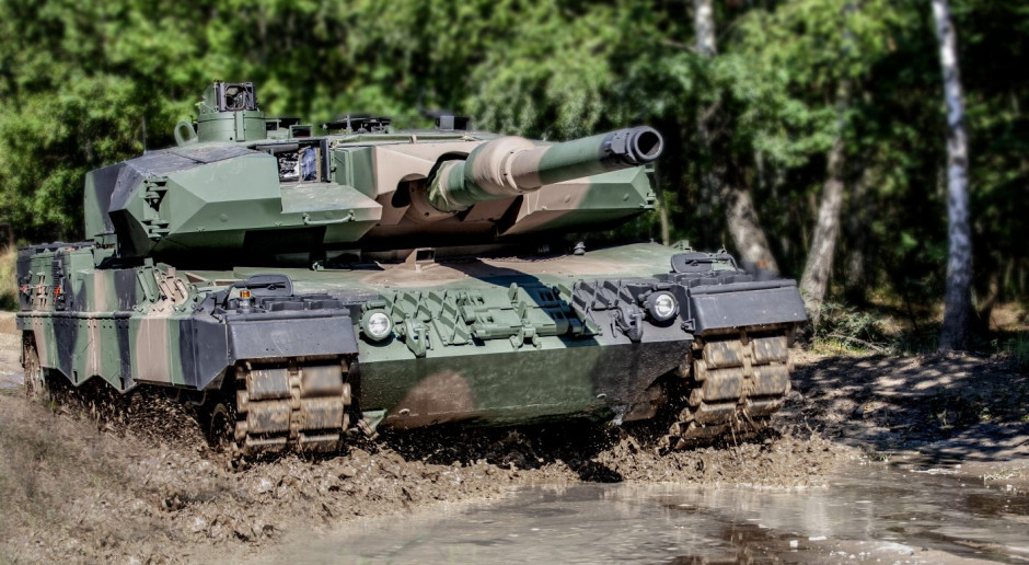 Trwa modernizacja czołgów Leopard 2A4 do wersji 2PL/M1. fot. Bumar-Łabędy