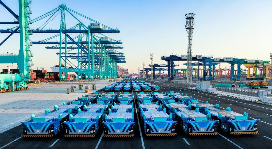 Sztuczna inteligencja zwiększa efektywność chińskiego portu