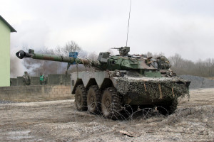 Lekkie czołgi AMX-10 RC już są na linii frontu na Ukrainie