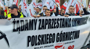 Górnicy ruszyli na Warszawę. Demonstracja w obronie kopalń i miejsc pracy