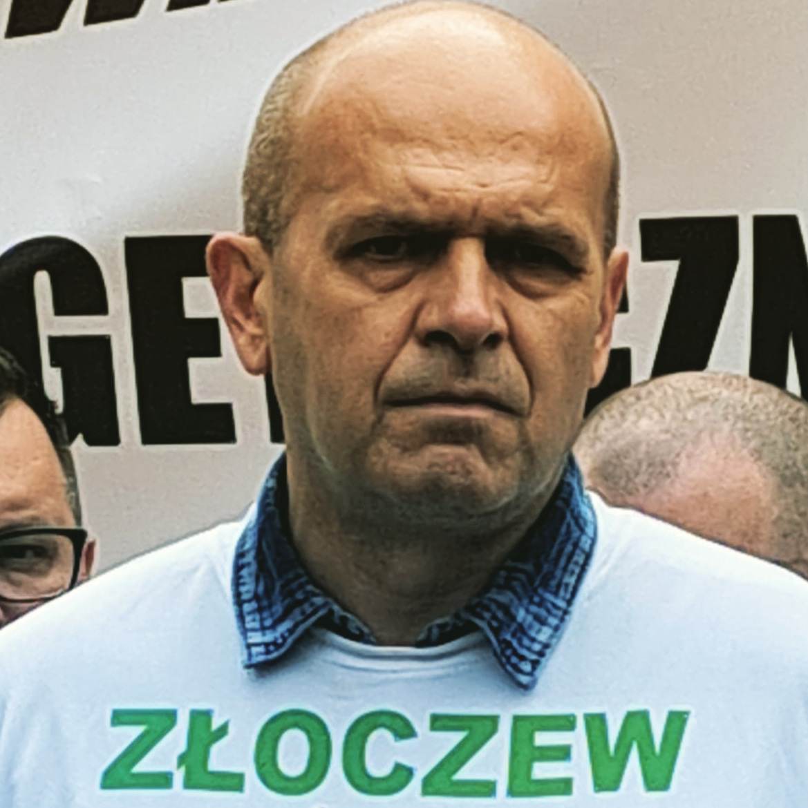 Adam Olejnik, szef Międzyzakładowego Związku Zawodowego Odkrywka KWB Bełchatów oraz przewodniczący Federacji Związków Zawodowych GK PGE (fot. mat. pras.)