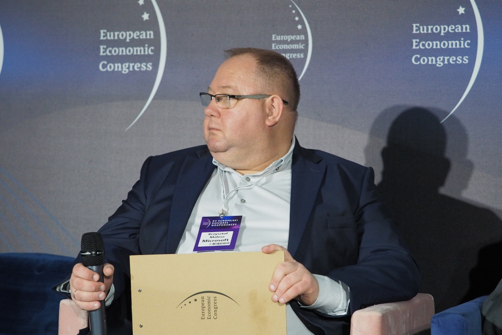Krzysztof Malesa, dyrektor ds. strategii bezpieczeństwa w Microsoft (fot. PTWP)