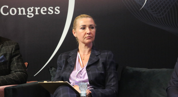 Ewa Grzegorczyk z PZPS podczas Europejskiego Kongresu Gospodarczego