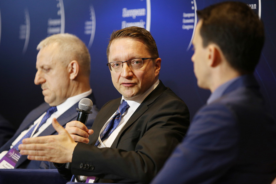 Wojciech Szymulewicz, prezes zarządu BCT - Bałtyckiego Terminala Kontenerowego. Fot. PTWP