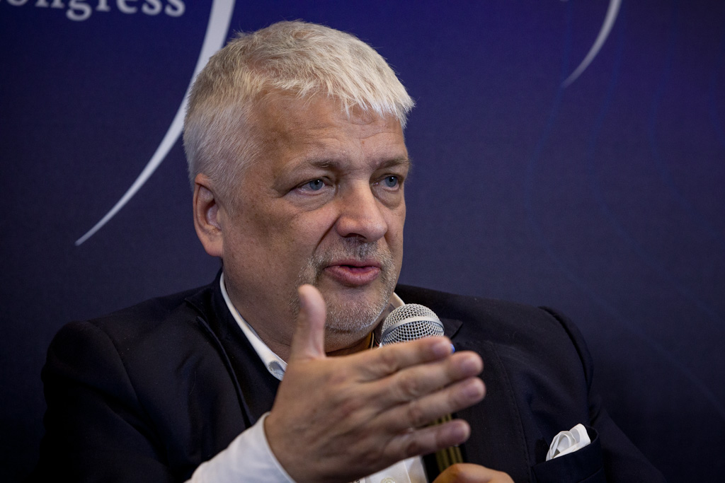 Robert Gwiazdowski z Uczelni Łazarskiego, fundator Krajowego Instytutu Gospodarki Senioralnej. fot. PTWP