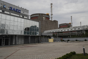 Zaporoska Elektrownia Jądrowa w Enerhodarze we wrześniu 2022 roku