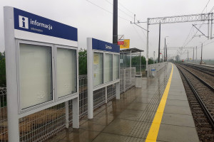 Przystanek na trasie kolejowej Łuków - Dęblin zyskał nowe perony