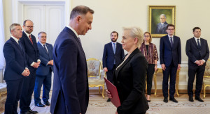 Pierwsze takie wyróżnienie w Polsce. Prezes BGK odebrała ważną nominację z rąk prezydenta