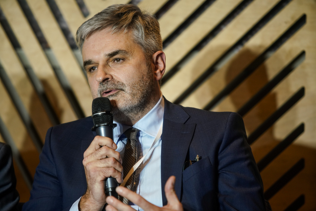 Artur Tomasik, prezes Górnośląskiego Towarzystwa Lotniczego zarządzającego portem lotniczym Katowice. Fot. PTWP