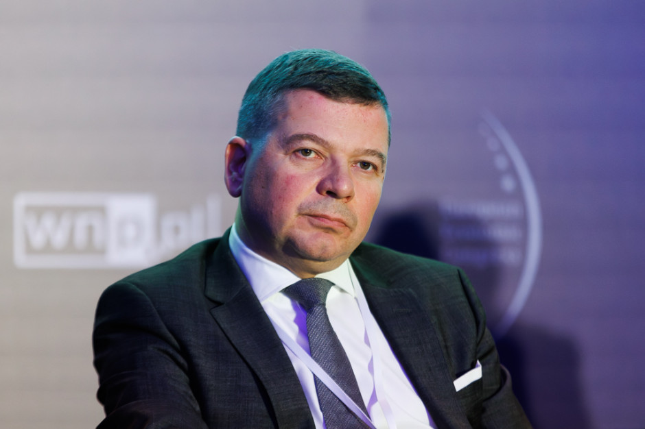 Wojciech Trojanowski, członek zarządu Strabaga.  Fot. PTWP