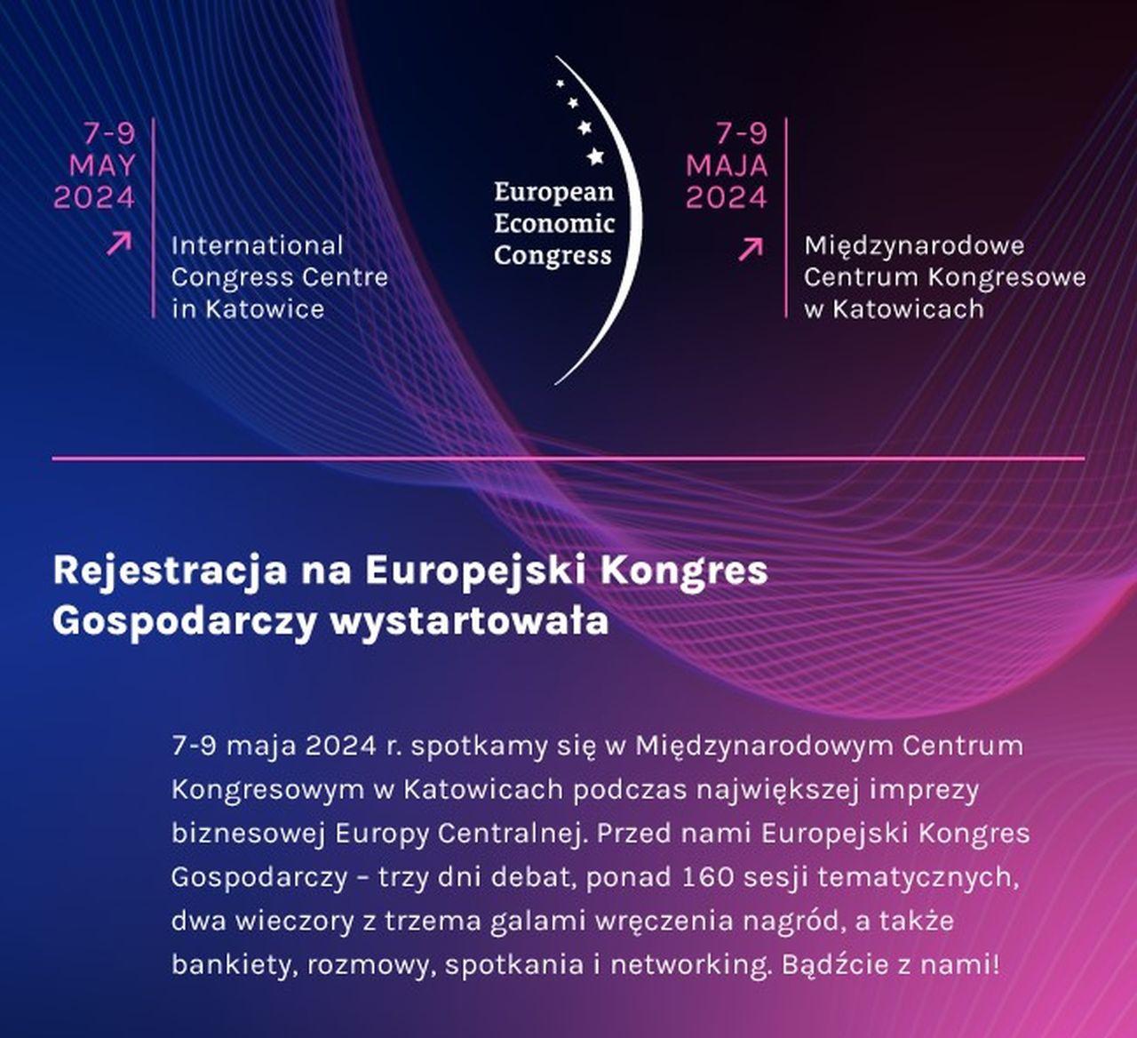 Tegoroczna edycja Europejskiego Kongresu Gospodarczego będzie przebiegała pod hasłem „Transformacja dla przyszłości” (Fot. PTWP)