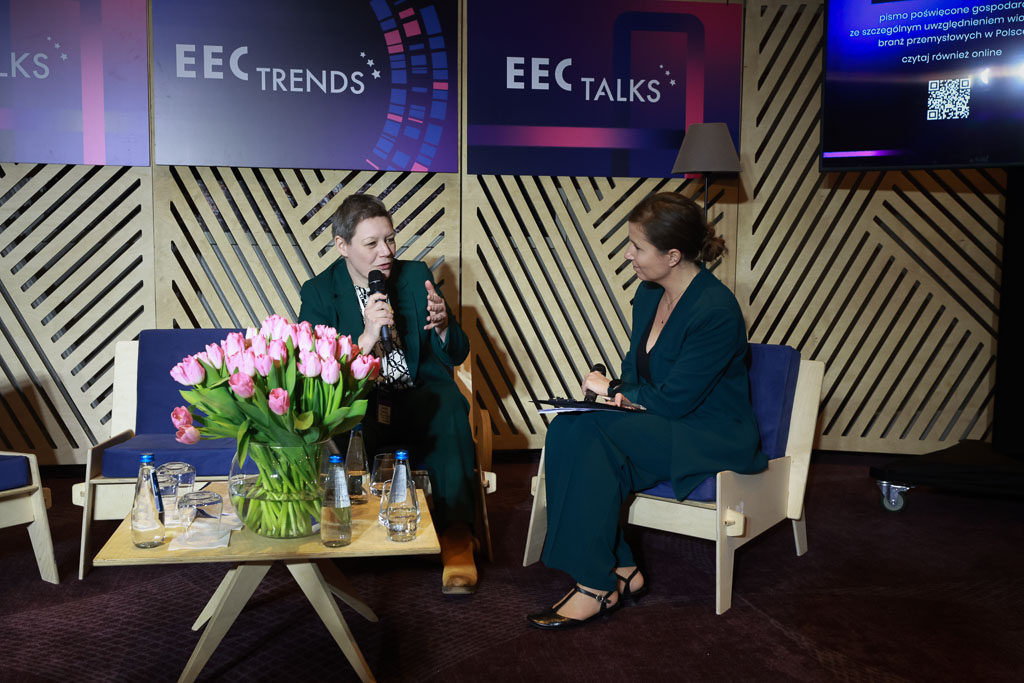 Jennifer Tyldesley, radczyni ministerialna w Ambasadzie Zjednoczonego Królestwa Wielkiej Brytanii i Irlandii Północnej było gościem konferencji EEC Trends (Fot. PTWP)