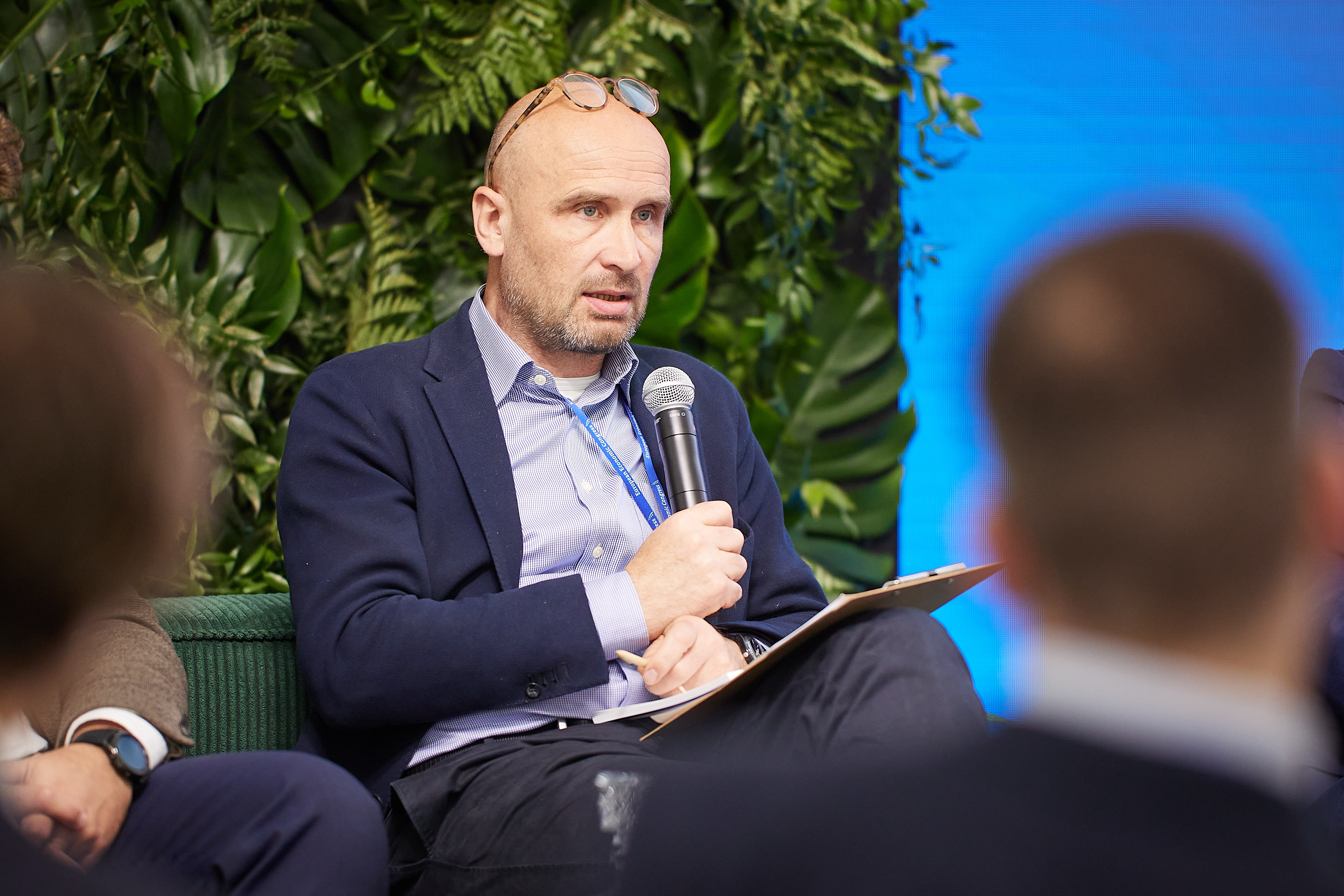 Marcin Korolec z Fundacji Promocji Pojazdów Elektrycznych w trakcie XVI Europejskiego Kongresu Gospodarczego (fot. PTWP)