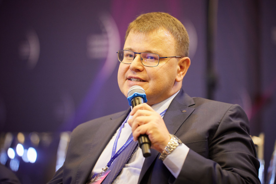 Remigiusz Szymański, zastępca dyrektora biura handlowego rynku przewozów międzynarodowych i intermodalnych PKP Cargo (fot. PTWP)