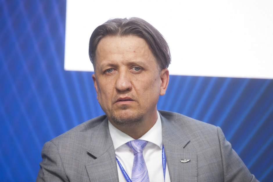 Piotr Kubicki, członek zarządu, dyrektor ds. transformacji cyfrowej w PKP Polskich Liniach Kolejowych. Fot. PTWP