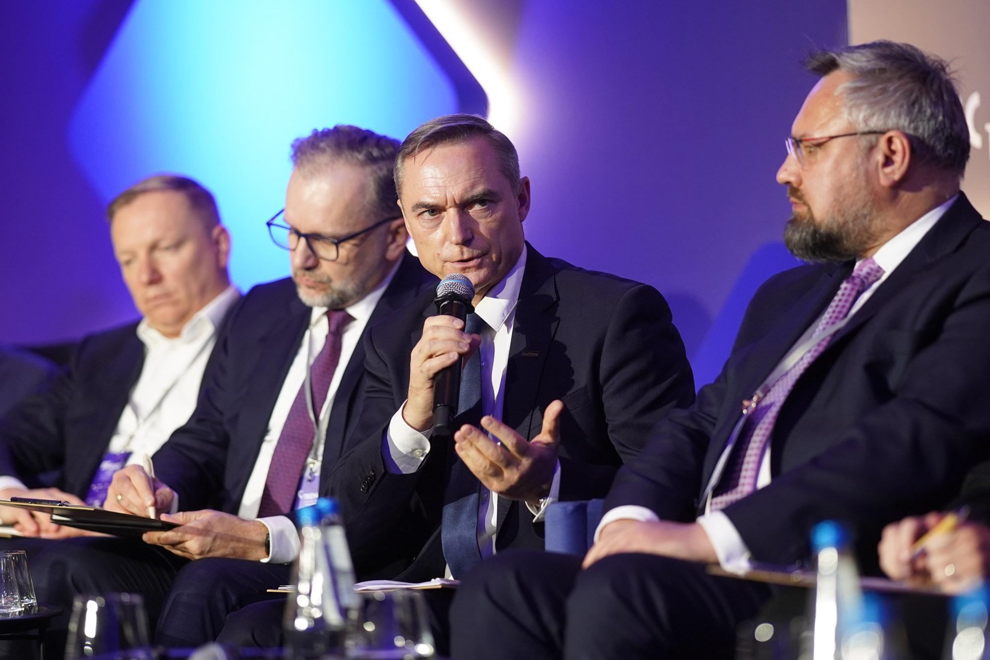 Cezary Łysenko, członek zarządu Budimexu podczas EEC Trends. Fot. PTWP