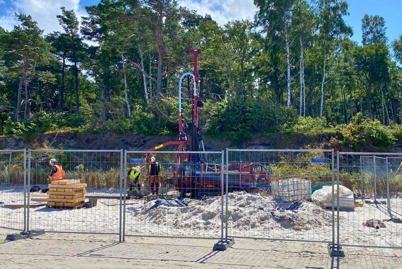 Budowa pierwszej polskiej elektrowni atomowej wyszła z fazy projektowania. Badania geologiczne to jeden z pierwszych etapów prac w terenie. Fot. Polskie Elektrownie Jądrowe