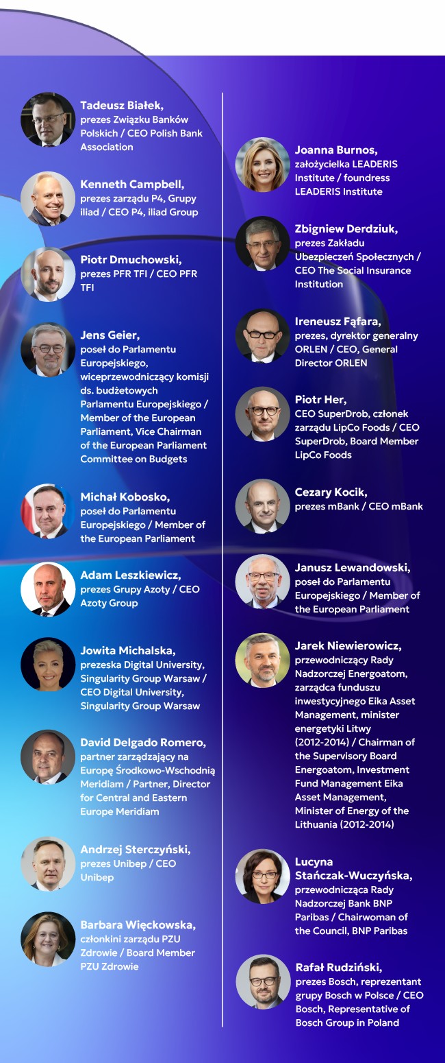 Goście, którzy zabiorą głos podczas tegorocznej edycji Europejskiego Kongresu Gospodarczy. Mat. PTWP