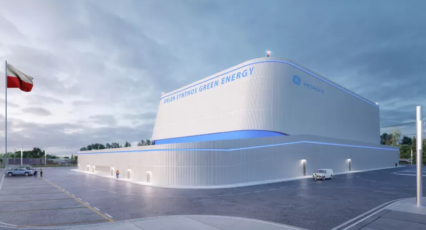 Tak ma wyglądać SMR w technologii GE Hitachi, który w Polsce budować chce Synthos z Orlenem (fot. mat. pras. OSGE)