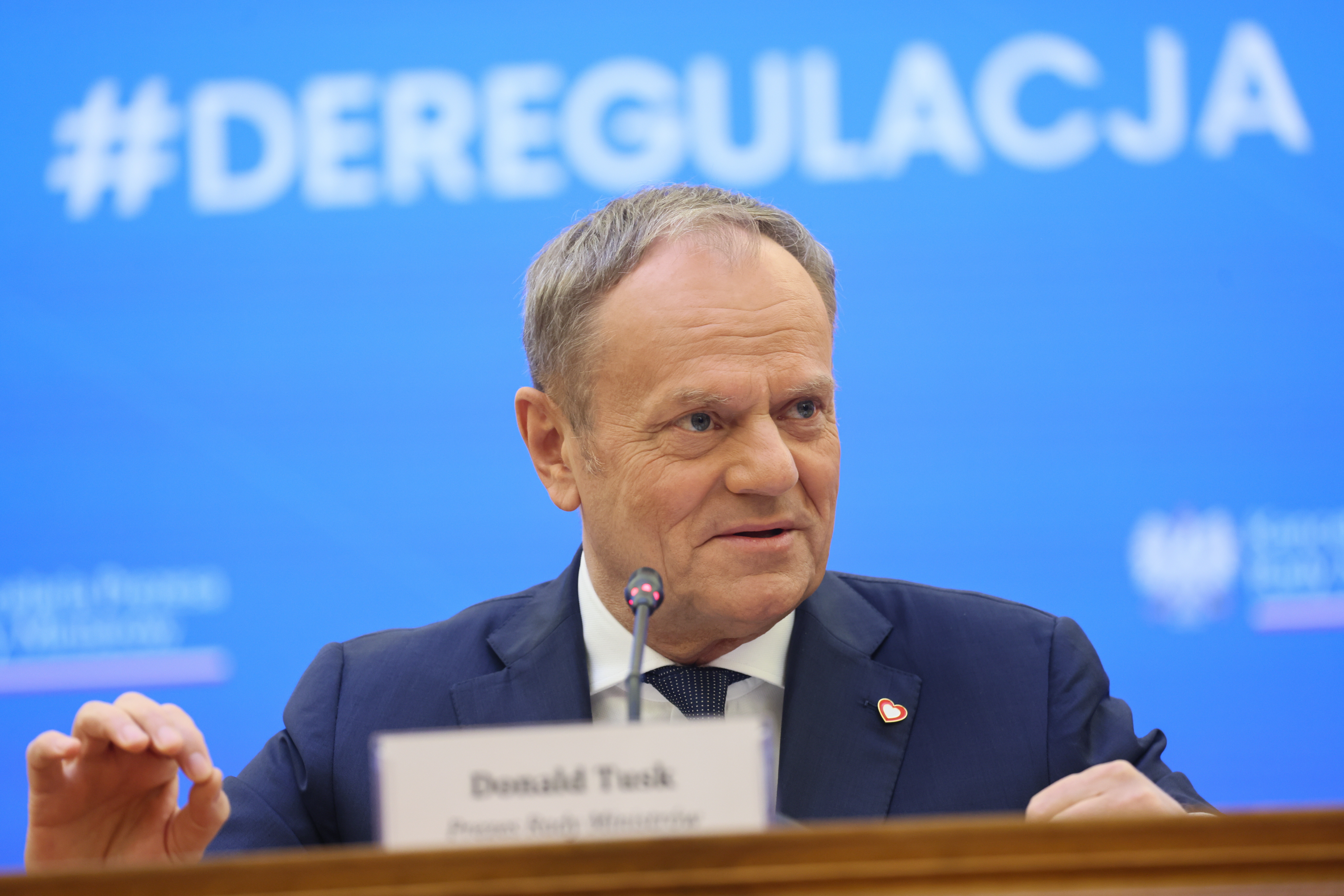 Premier Donald Tusk jasno określił, że deregulacja to priorytet dla rządu - przypomina i podkreśla minister Maciej Berek. Fot. PAP/Leszek Szymański