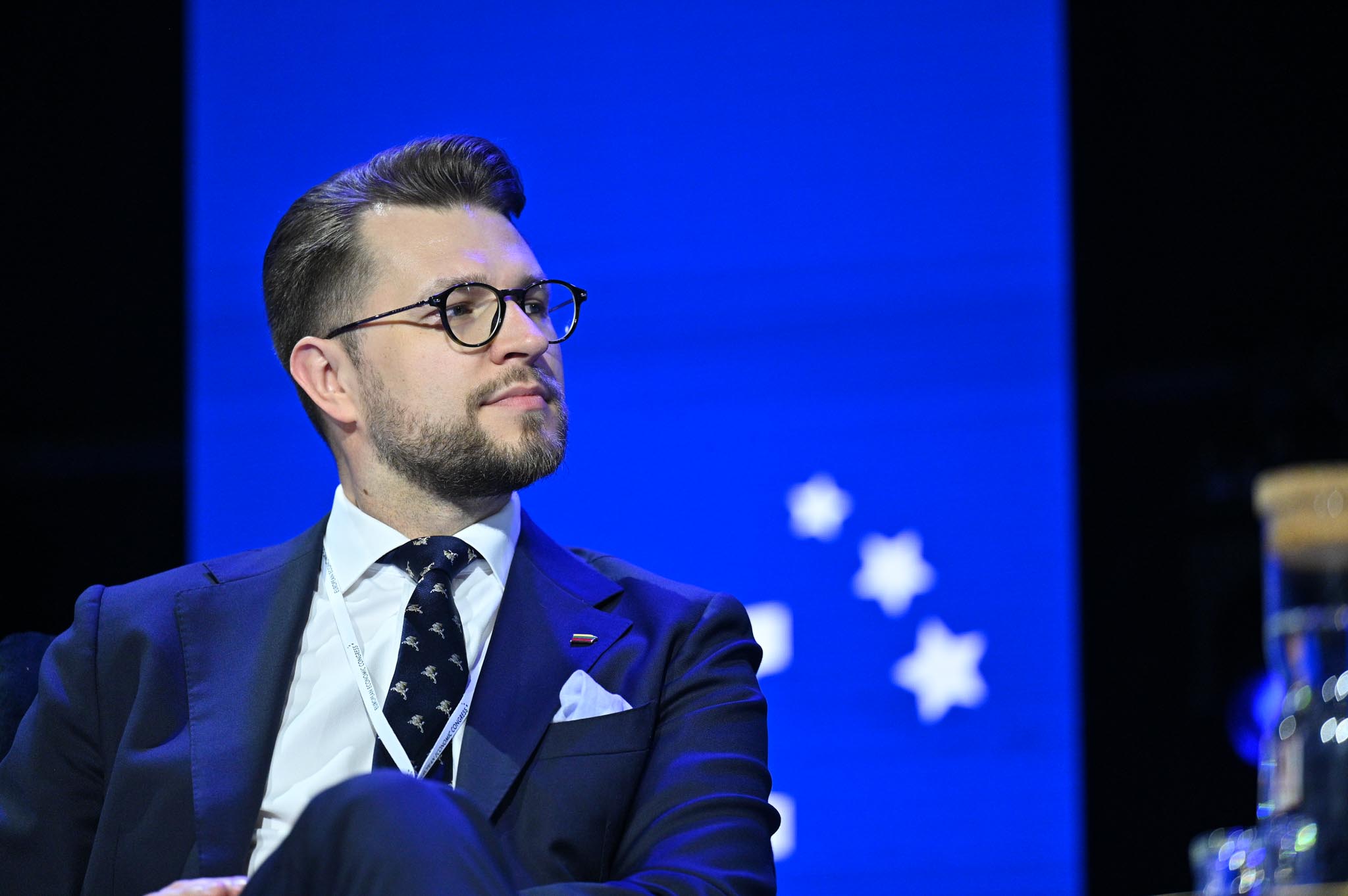 Lukas Savickas, Minister Innowacji i Gospodarki Litwy (fot. PTWP/LC)