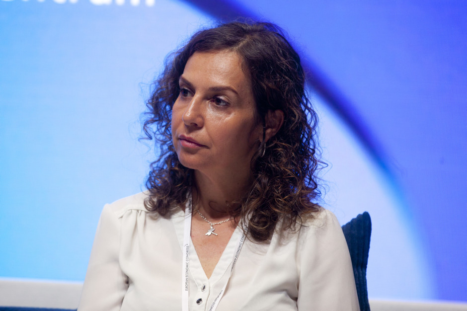 Następny krok to wykorzystanie źródeł OZE i transformacja w kierunku czwartej generacji urządzeń - mówiła Małgorzata Pinault. Fot. PTWP