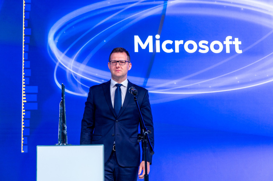 Tomasz Dreslerski, członek zarządu Microsoft. Fot. PTWP