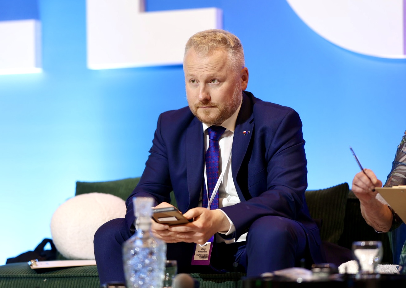 Wiceminister finansów Jurand Drop (fot. PTWP/MO)