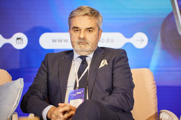 XVII Europejski Kongres Gospodarczy.  Lotnictwo w Polsce. Artur Tomasik, prezes zarządu, Górnośląskie Towarzystwo Lotnicze SA