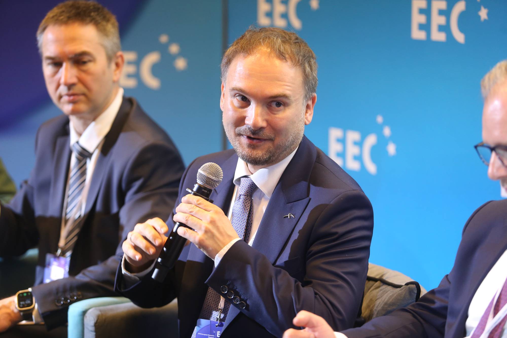 Wojciech Koszuta, prezes zarządu ArcelorMittal Poland. Fot. PTWP