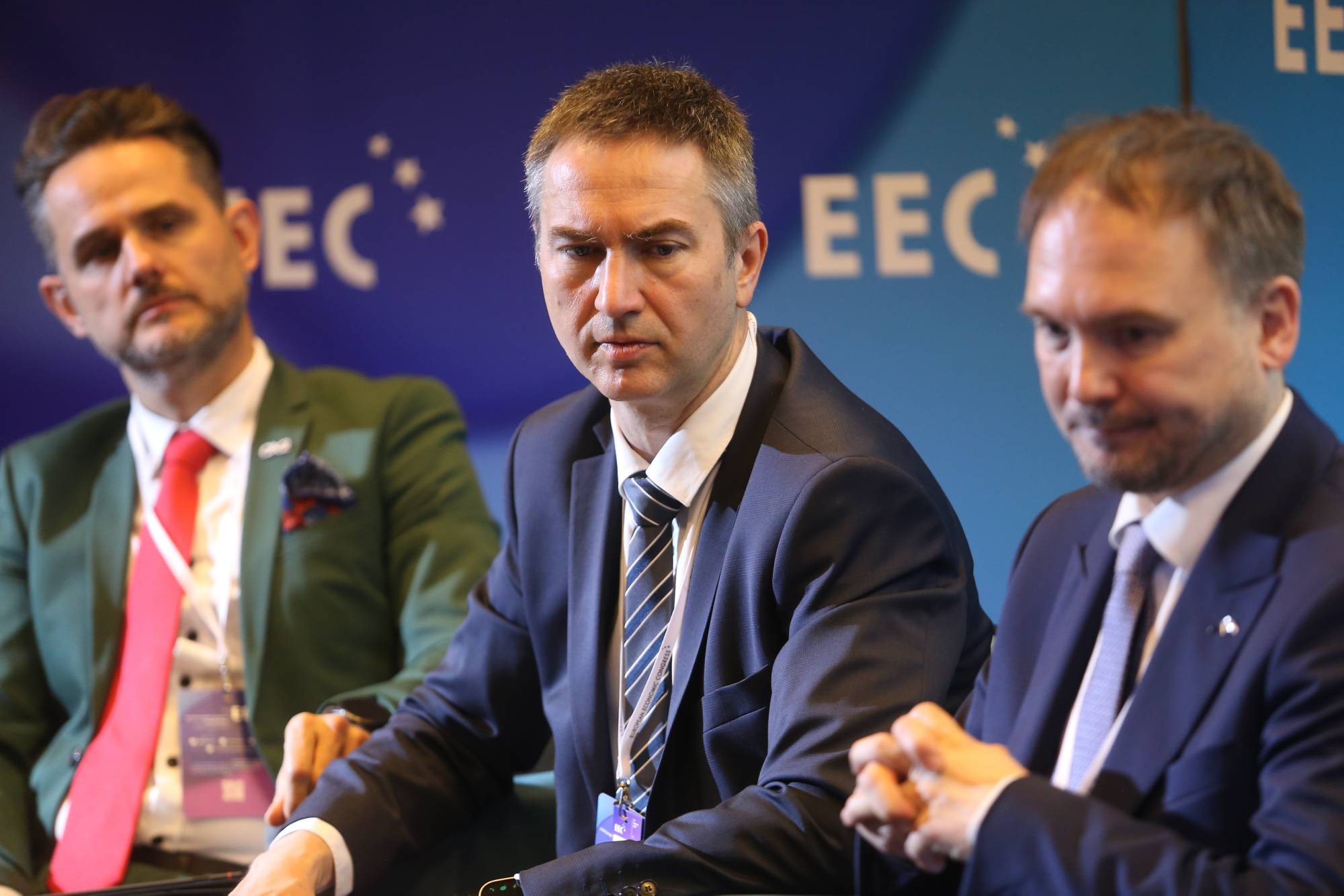 Michał Kempa (na zdj. w środku), dyrektor Departamentu Analiz Ekonomicznych Ministerstwa Aktywów Państwowych. Fot. PTWP