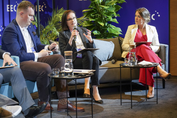 XVII Europejski Kongres Gospodarczy. Mapa cyfrowa dla Polski. Marcin Wysocki, Ministerstwo Cyfryzacji, Małgorzata Zakrzewska, PLAY, Anna Wittenberg, WNP.PL